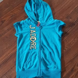 Girls Sweater vest with hood